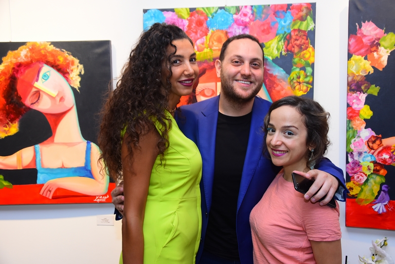 Conflicted Faces Exhibition by Fadwa Hamdan